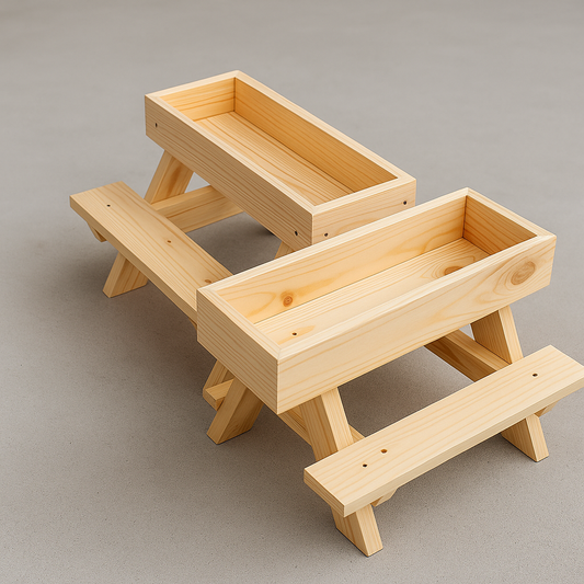 Chicken Picnic Tables